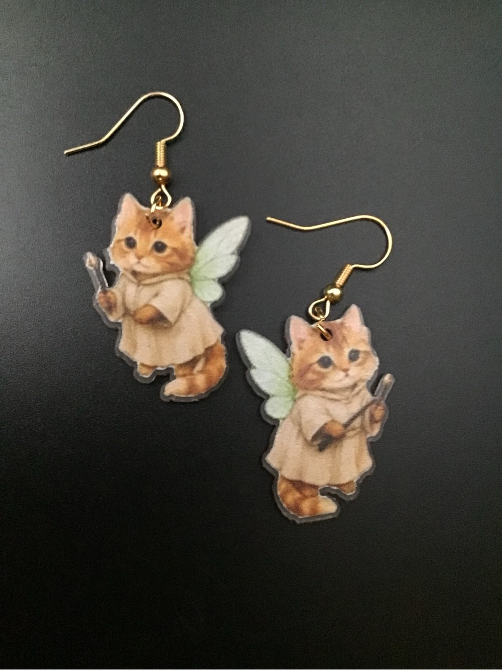 Cat Fairy 2 Earrings
